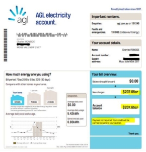 Charles Ironside Power Bill