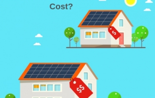 How much do solar panels cost - house with solar panels on roof